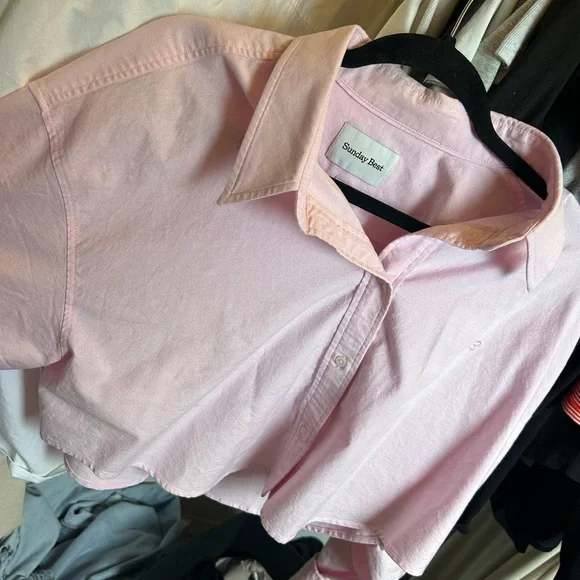 Sunday Best Poppy Oxford Shirt - Size L - Picture 7 of 13